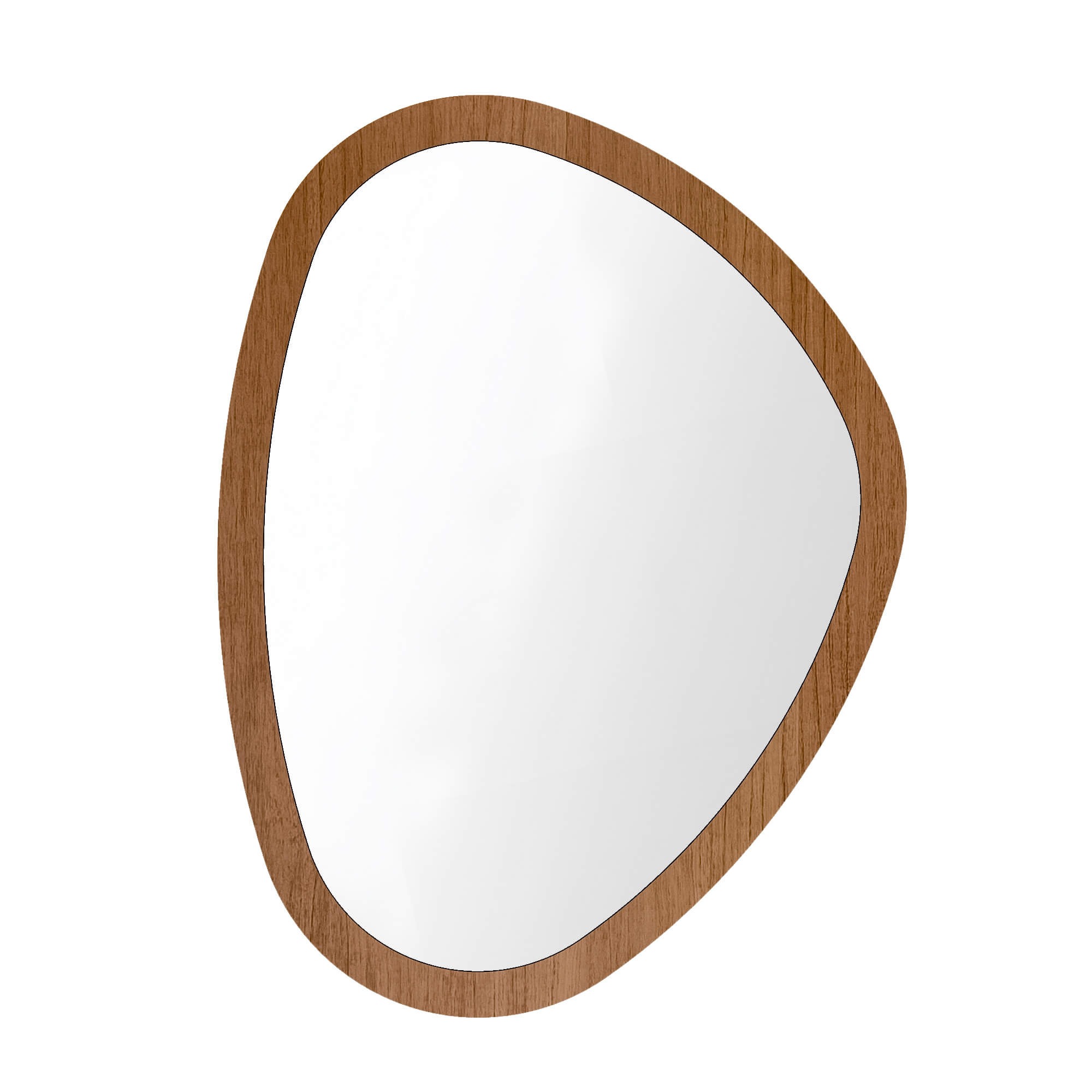 Espejo Orgánico Deco Artely Marco de Madera 91 cm — Ciudad del Este