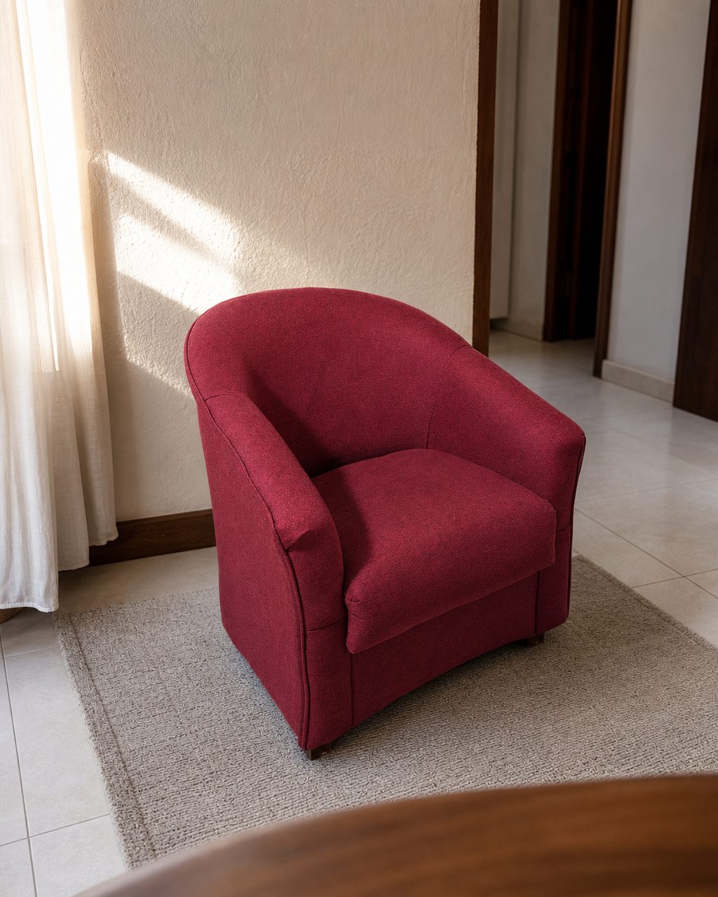 Poltrona Bordó Ideal Individual — Ciudad del Este