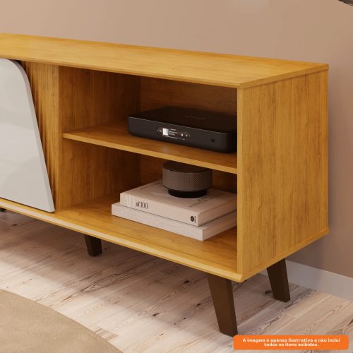 Rack Iris 120 cm para TV hasta 43 Pulgadas Cedro Bali — Ciudad del Este Rack Iris 120 cm para TV hasta 43 Pulgadas Cedro Bali — Ciudad del Este