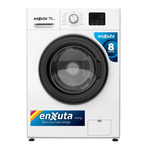 Lavarropas automático Enxuta 8 kg de carga frontal - Ciudad del Este