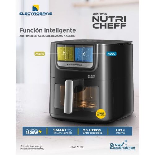 Air fryer Electrobras Nutri Cheff con depósitos de agua y aceite Air fryer Electrobras Nutri Cheff con depósitos de agua y aceite