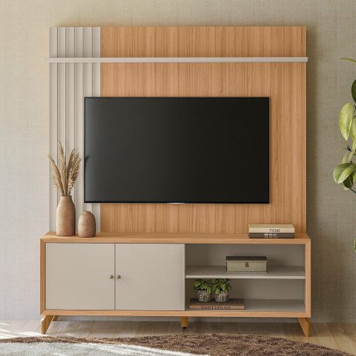 Home Valença jequitibá y off white en un living
