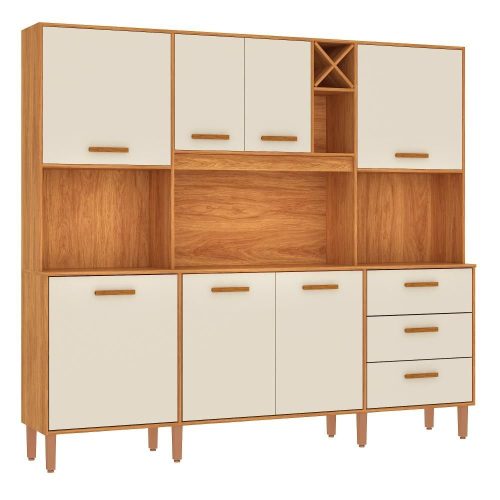 Kit de cocina Modena cinamomo y off white