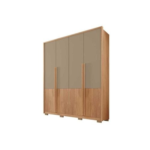 Ropero Francis de 4 puertas sobre fondo claro