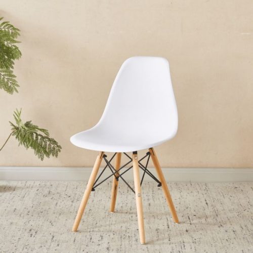 Silla Avene blanca de frente
